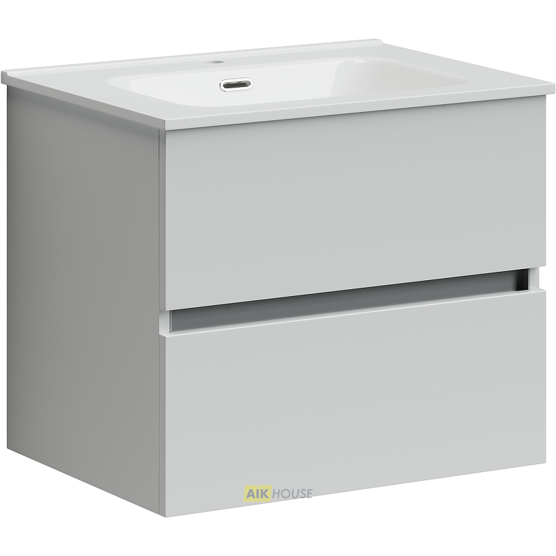 Тумба с раковиной Sancos Urban, 59 см., ламинат белый, UR60W