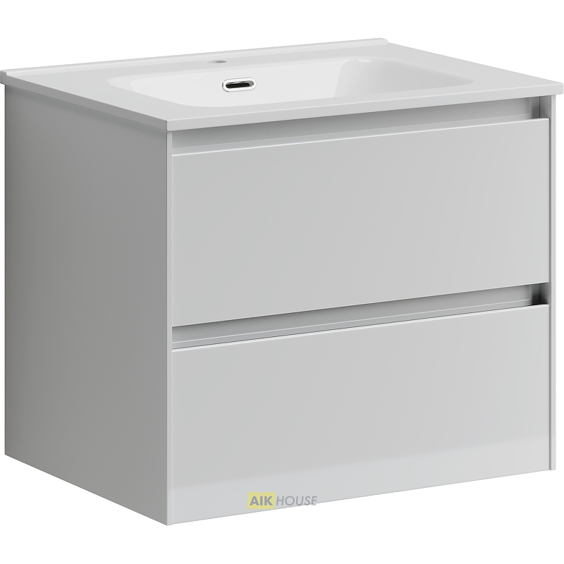 Тумба с раковиной Sancos Cento, 59 см., эмаль белый, CN60W