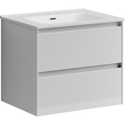 Тумба с раковиной Sancos Cento, 59 см., эмаль белый, CN60W