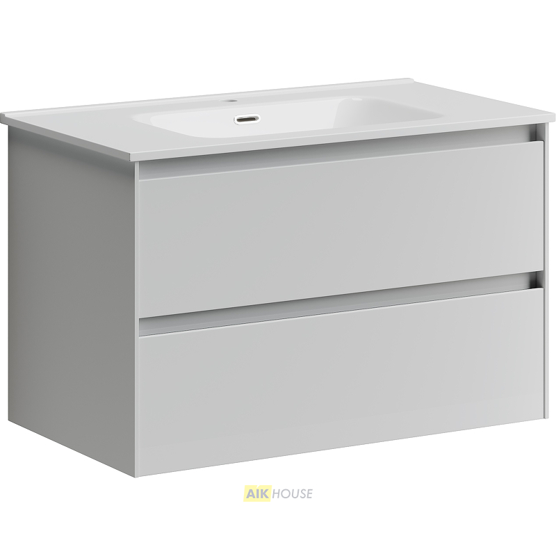 Тумба с раковиной Sancos Cento, 79 см., эмаль белый, CN80W