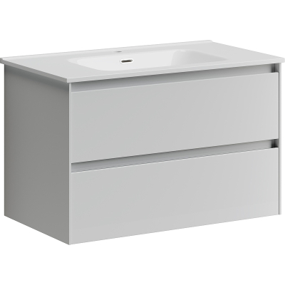 Тумба с раковиной Sancos Cento, 79 см., эмаль белый, CN80W