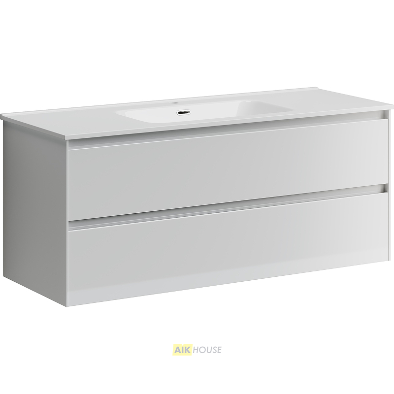 Тумба с раковиной Sancos Cento, 119 см., эмаль белый, CN120-1W