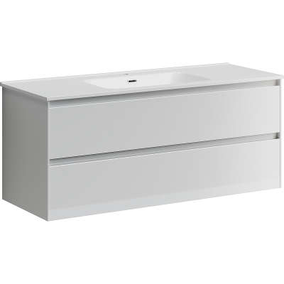 Тумба с раковиной Sancos Cento, 119 см., эмаль белый, CN120-1W