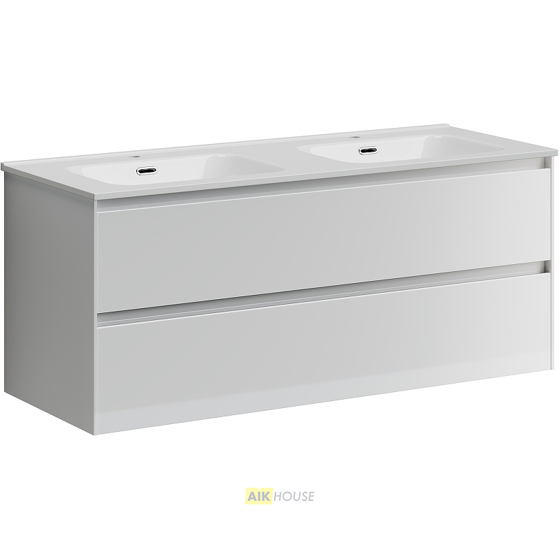 Тумба с раковиной Sancos Cento, 119 см., эмаль белый, CN120-2W