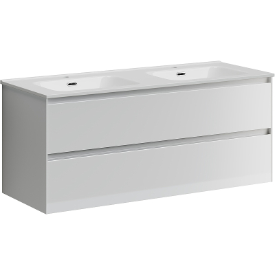 Тумба с раковиной Sancos Cento, 119 см., эмаль белый, CN120-2W