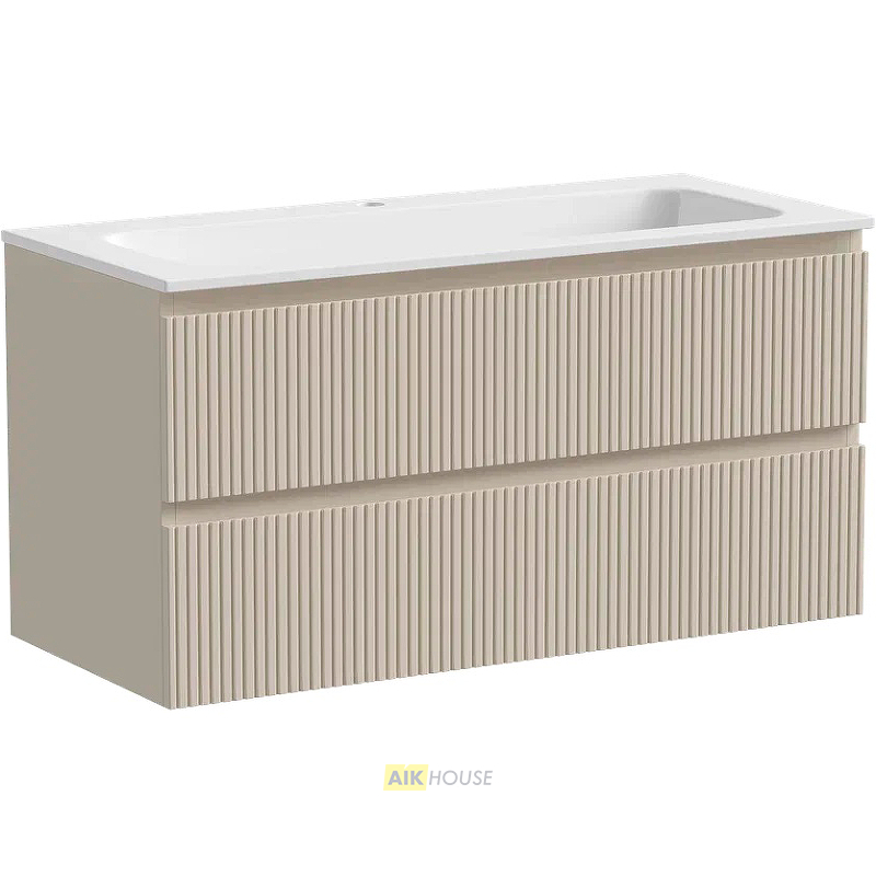 Тумба с раковиной Sancos Snob T 100 см SNT100CE beige soft