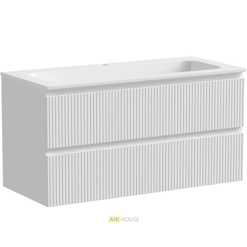 Тумба с раковиной Sancos Snob T 100 см SNT100W bianco