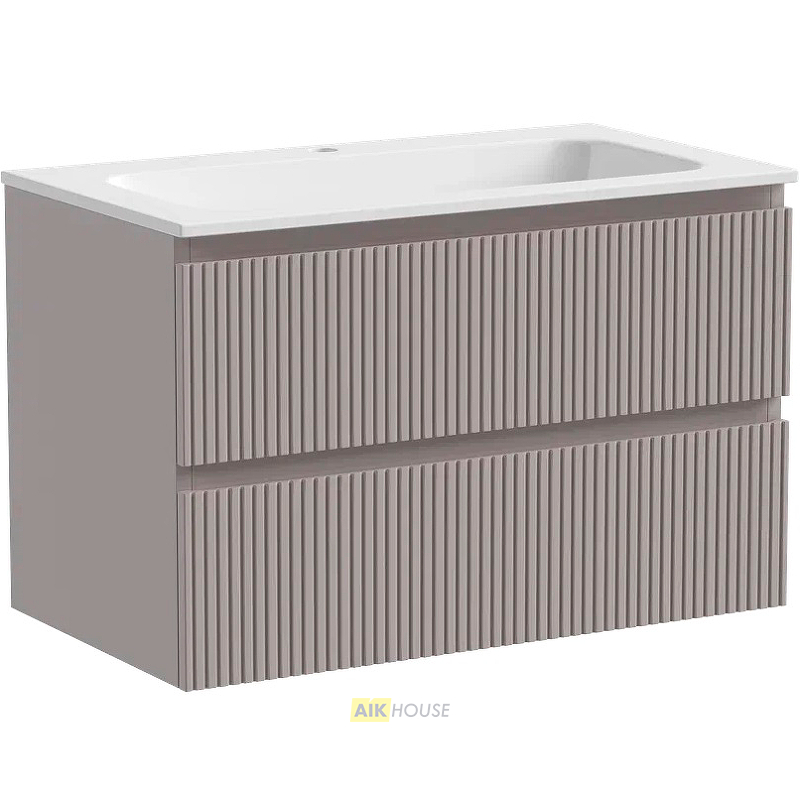 Тумба с раковиной Sancos Snob T 80 см SNT80SM doha soft