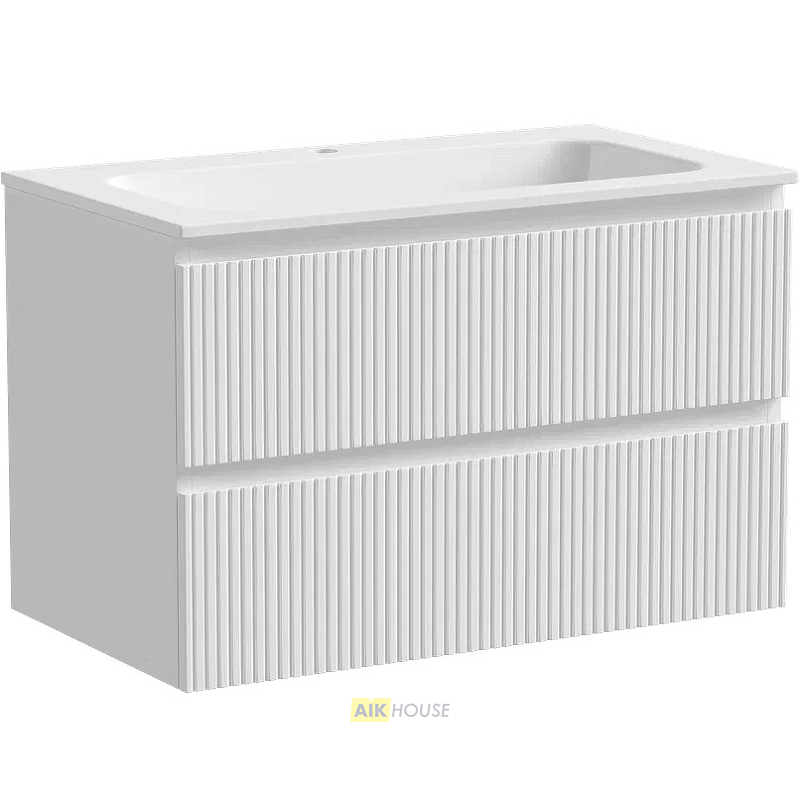 Тумба с раковиной Sancos Snob T 80 см SNT80W bianco