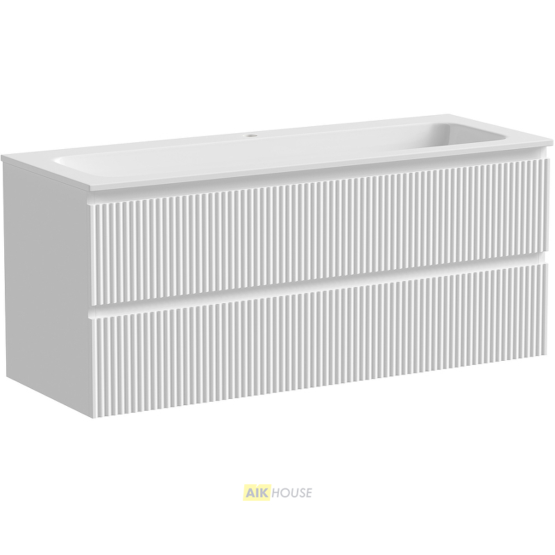 Тумба с раковиной Sancos Snob R 120 см SNR120W bianco