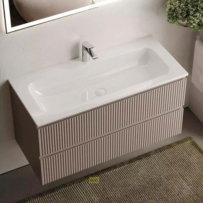 Тумба с раковиной Sancos Snob R 100 см SNR100SM doha soft