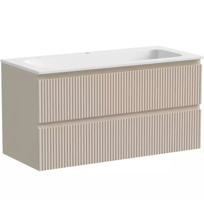 Тумба с раковиной Sancos Snob R 100 см SNR100CE beige soft