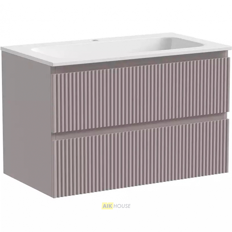 Тумба с раковиной Sancos Snob R 80 см SNR80W bianco
