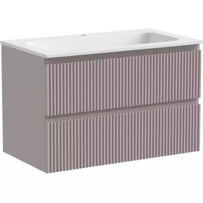Тумба с раковиной Sancos Snob R 80 см SNR80W bianco