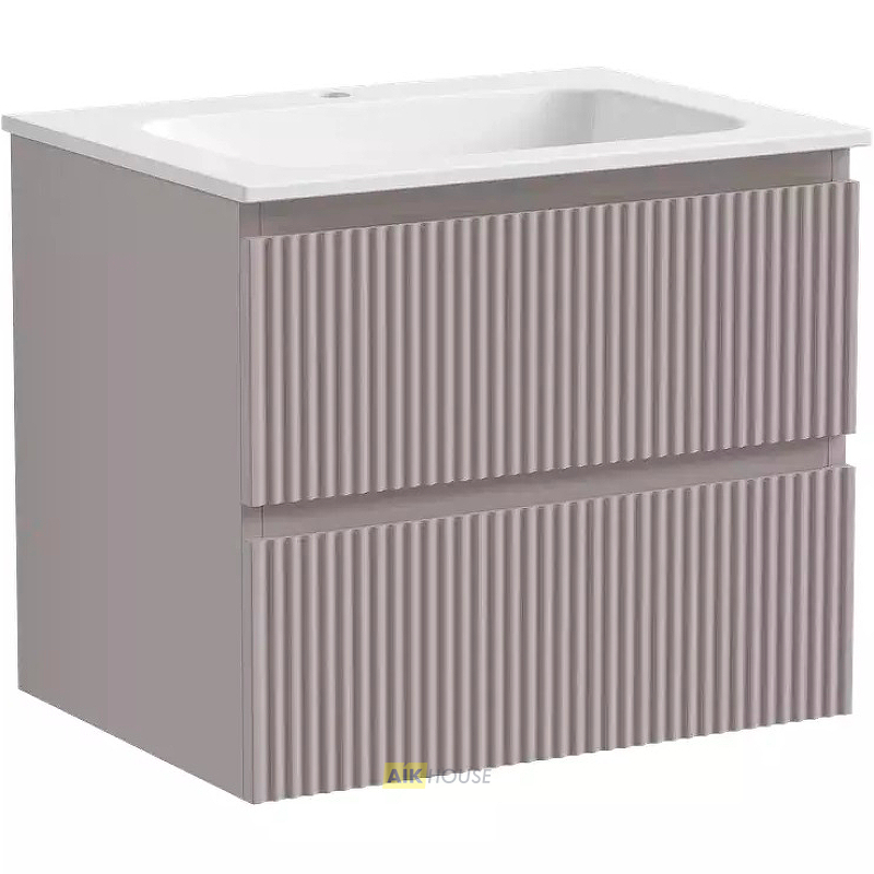 Тумба с раковиной Sancos Snob R 60 см SNR60SM doha soft