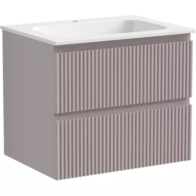 Тумба с раковиной Sancos Snob R 60 см SNR60SM doha soft