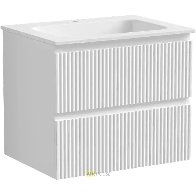 Тумба с раковиной Sancos Snob R 60 см SNR60W bianco
