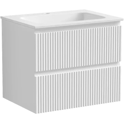 Тумба с раковиной Sancos Snob R 60 см SNR60W bianco