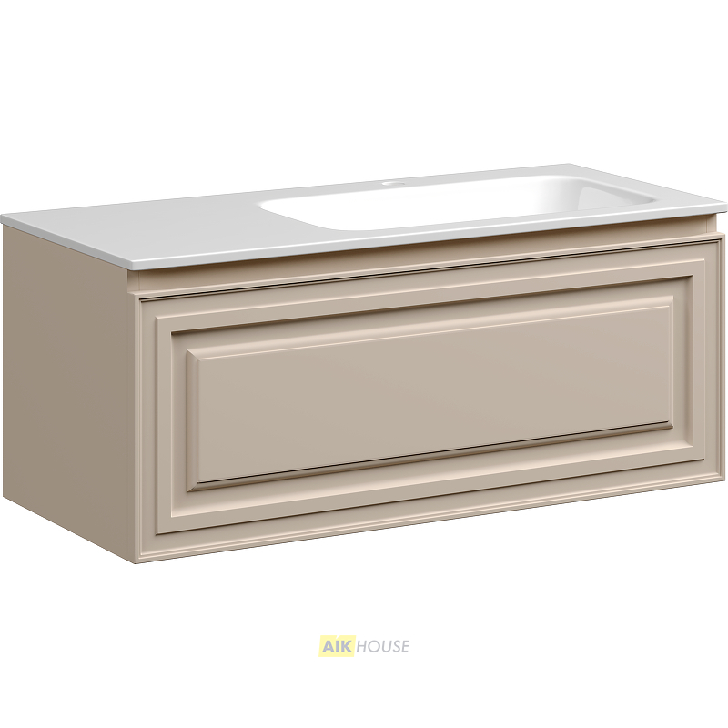 Тумба с раковиной Sancos Very VR100RCE для чаши справа Beige Soft