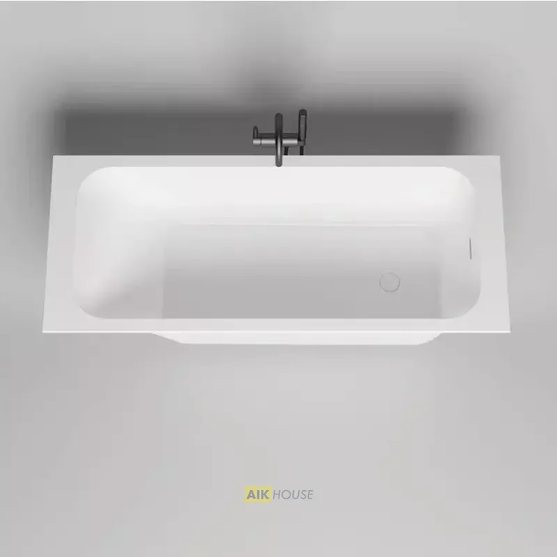 Ванна Salini Orlanda Kit 170 x 80 х 60 см, из искусственного камня S-Stone, белый матовый, 102126M