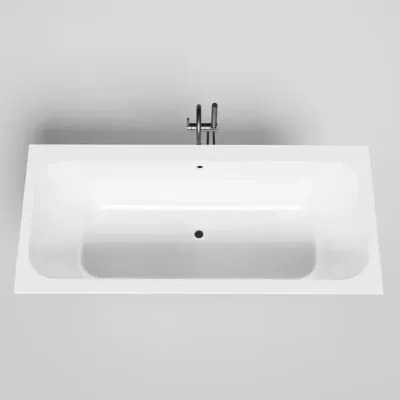 Ванна Salini Orlanda Axis 180 x 80 х 60 см, из искусственного камня S-Stone, белый матовый, 103222M