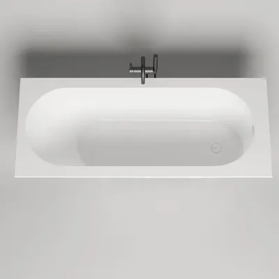 Ванна Salini Ornella Kit 170 x 70 х 60 см, из искусственного камня S-Sense, белый матовый, 102413M