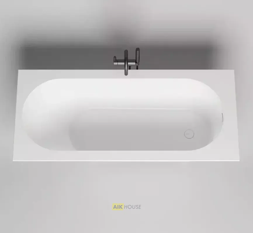 Ванна Salini Ornella Kit 170 x 70 х 60 см, из искусственного камня S-Stone, белый матовый, 102423M