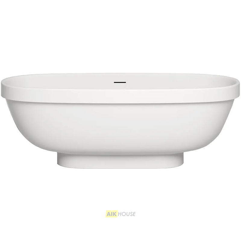 Ванна Salini Greca 180 x 80 х 61 см, из искусственного камня S-Stone, белый матовый, 103121M
