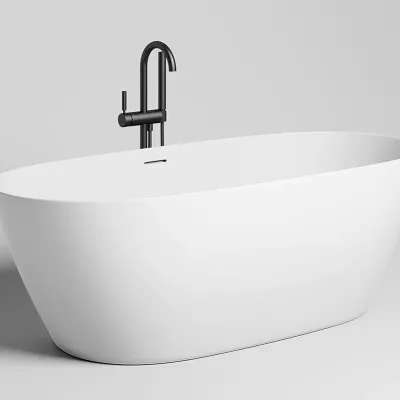 Ванна Salini Sofia 165 х 75 х 60 см, из искусственного камня S-Stone, белый матовый, 102521M
