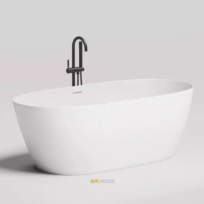 Ванна Salini Sofia 170 х 80 см, из искусственного камня S-Stone, белый матовый, 102526M