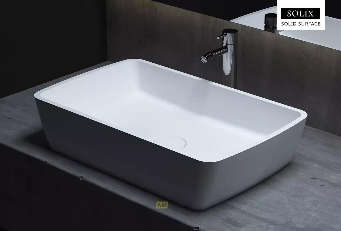 Раковина накладная Salini Gloria 11 1102212M, 65 x 40 см, матовая белая
