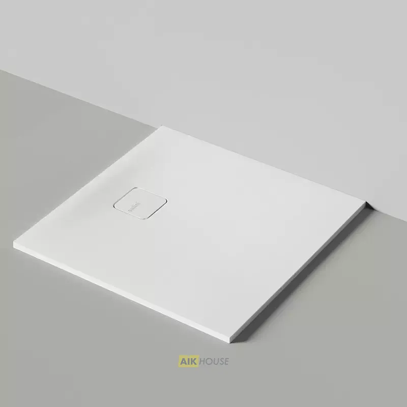 Душевой поддон Salini Oasi 90 x 90 см, из материала S-Stone, белый матовый, 120321M