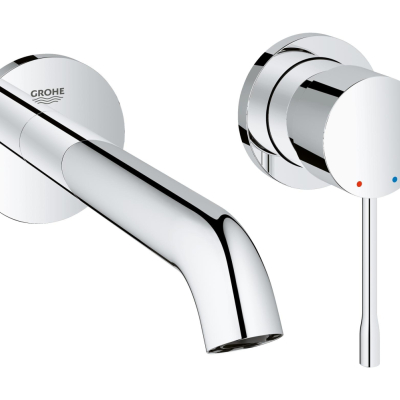 Внешняя часть смесителя для раковины GROHE Essence на 2 отверстия, M-Size, хром 19408001