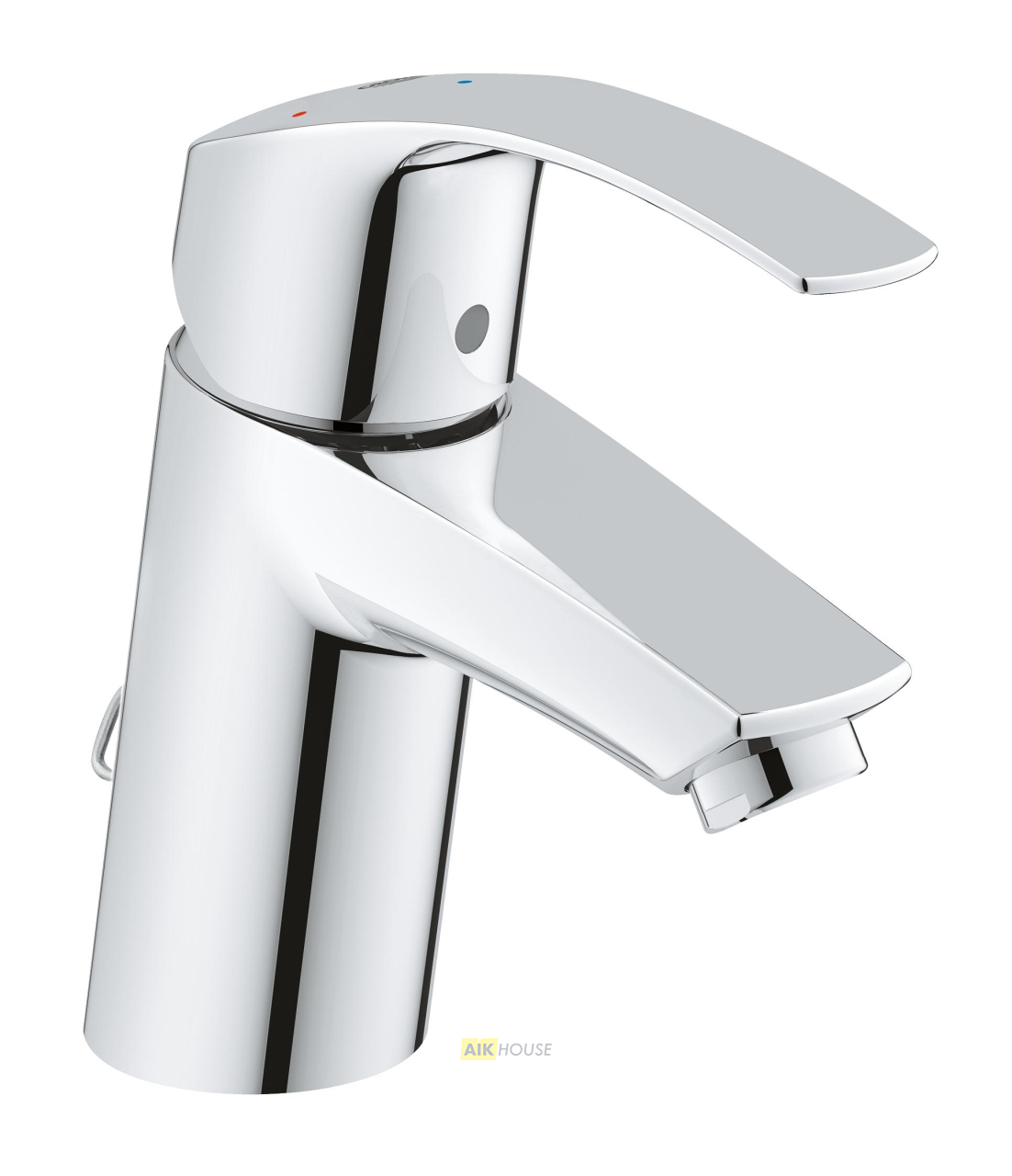 Смеситель для раковины GROHE Eurosmart с цепочкой, S-size 23372002, хром