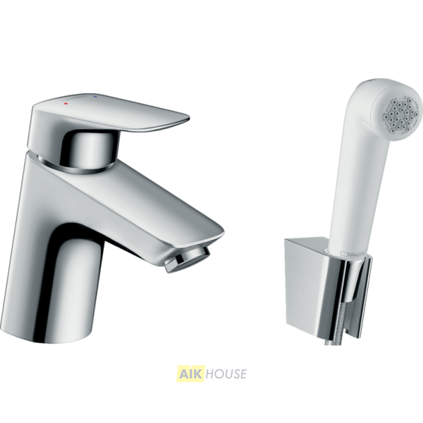 Смеситель для раковины Hansgrohe Logis 71290000 с гигиеническим душем
