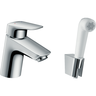 Смеситель для раковины Hansgrohe Logis 71290000 с гигиеническим душем