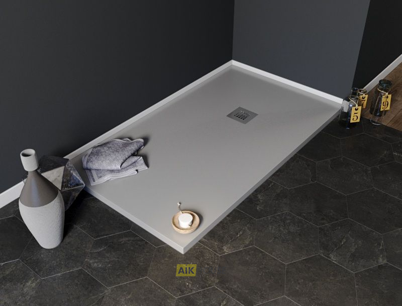 Душевой поддон Aquanet Pleasure 160х90 серый, 00258881