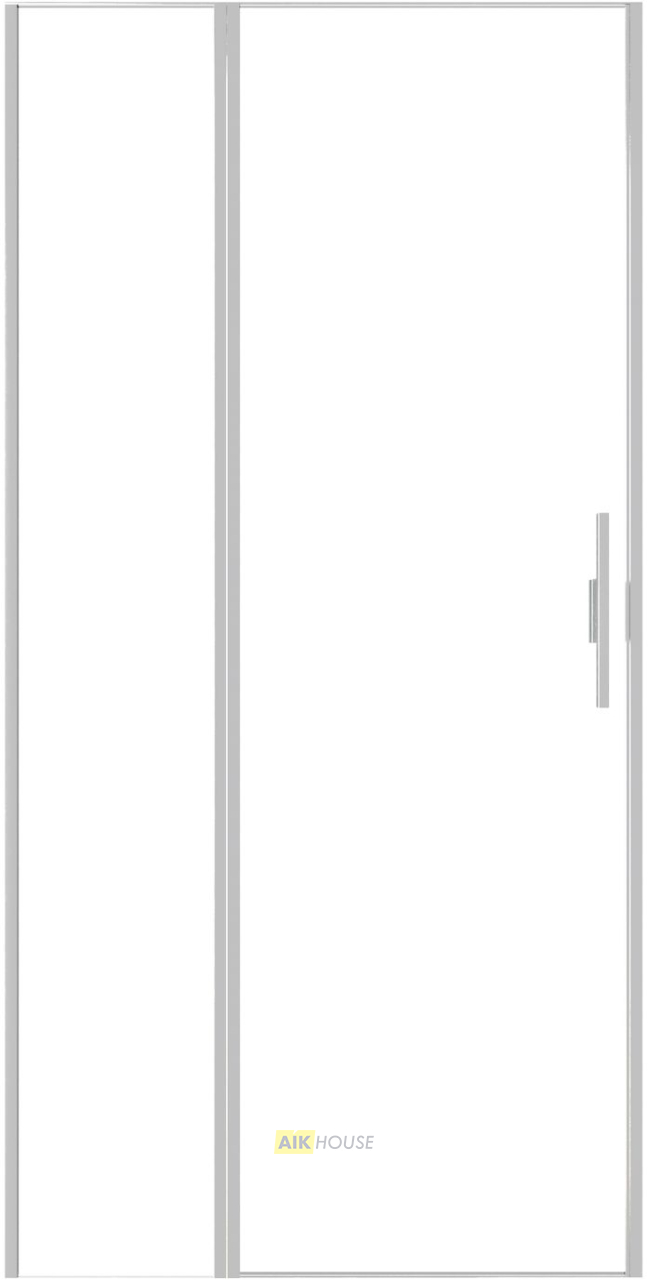 Душевая дверь Allen Brau Priority 100 серебро браш 3.31005.BA