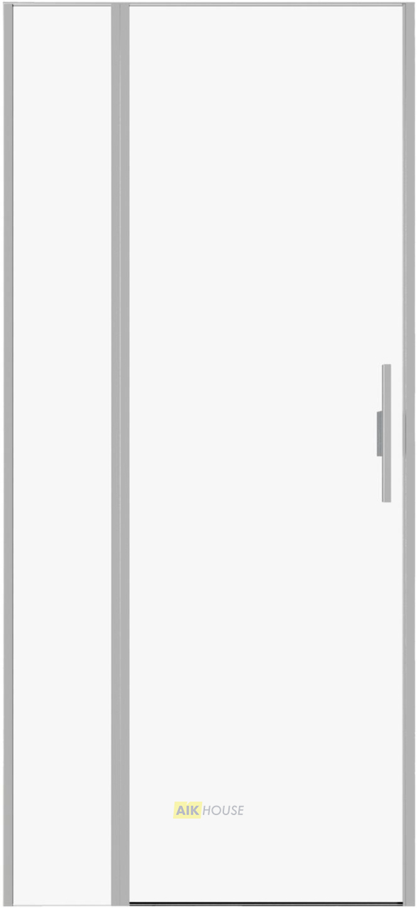 Душевая дверь Allen Brau Priority 90 серебро браш 3.31002.BA