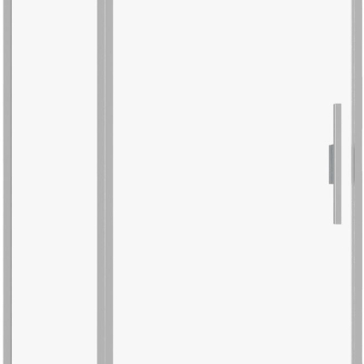 Душевая дверь Allen Brau Priority 90 серебро браш 3.31002.BA