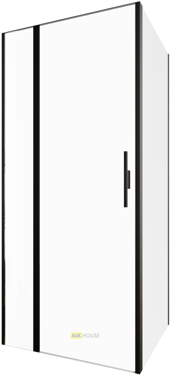 Душевой уголок Allen Brau Priority 90x90 черный браш 3.31003.BBA + 3.31018.BBA