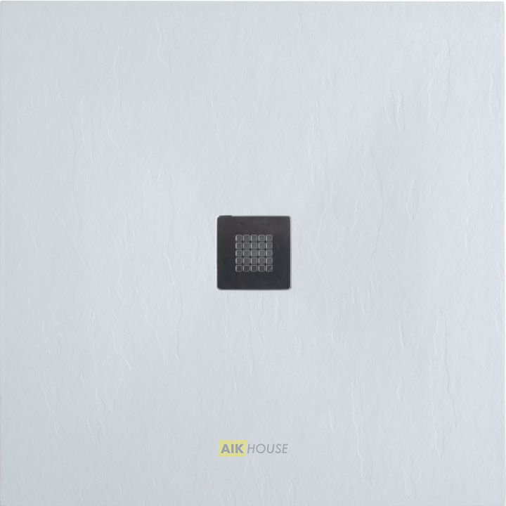 Душевой поддон Allen Brau Priority 90x80 8.31001-21 белый камень