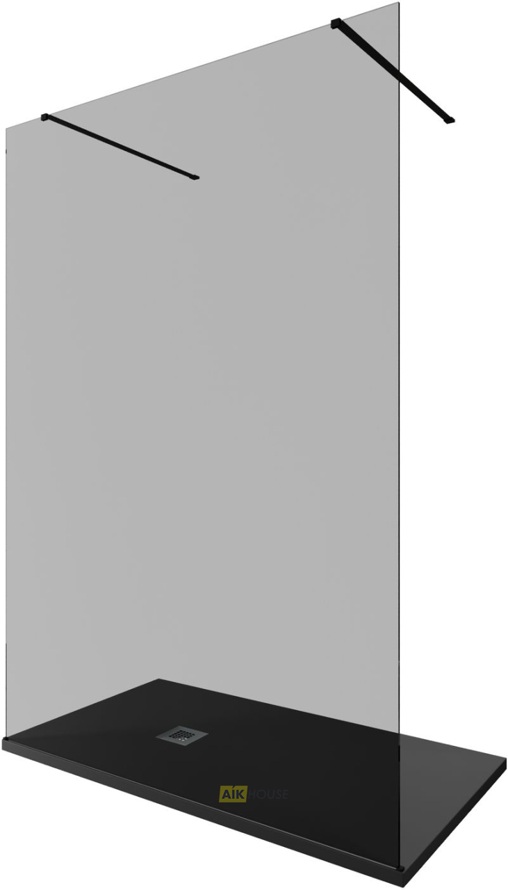 Душевая перегородка Allen Brau Infinity 2 140 3.21052.BBA.T черный браш