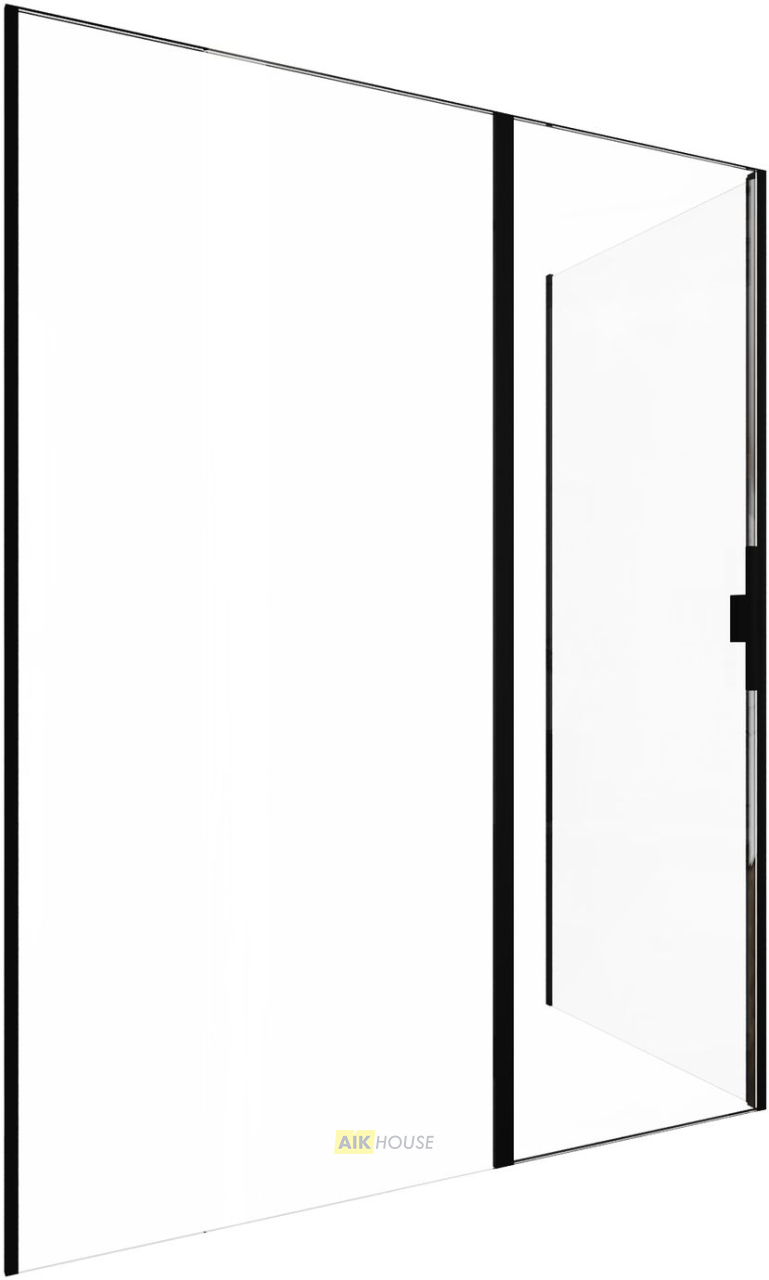 Душевой уголок Allen Brau Priority 160x80 3.31039.BBA + 3.31042.BBA черный браш
