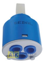 Картридж SEDAL с керам. пластинами 40 мм Lemark короткий, блистер (LM8505P-BL)