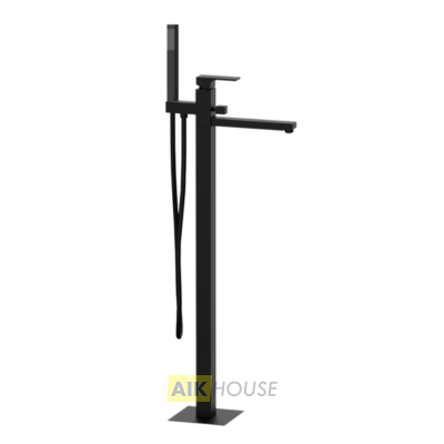 Смеситель для ванны с душем Remer Absolute AU08NO, чёрный матовый