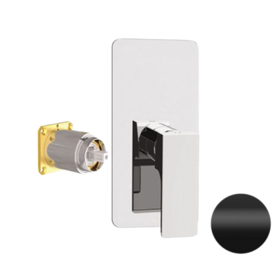Смеситель для душа Remer Absolute AU30KBNO, чёрный матовый