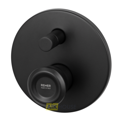 Смеситель для душа Remer Element ET09HNO, черный матовый