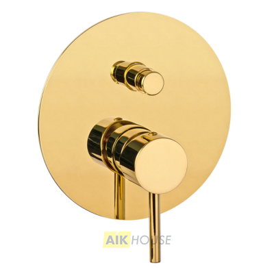 Смеситель для душа Remer X Style X09LDO, золото глянцевое