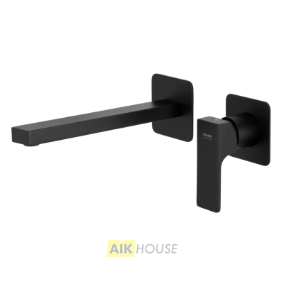 Смеситель для раковины Remer Absolute AU15PLNO, чёрный матовый